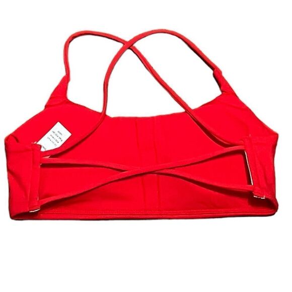 Women’s Red Strappy Back Bikini Swim Top, Size S, NWOT - Picture 2 of 3